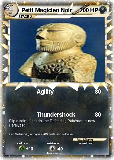 Pokemon Petit Magicien Noir