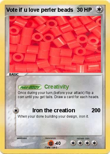 Pokemon Vote if u love perler beads