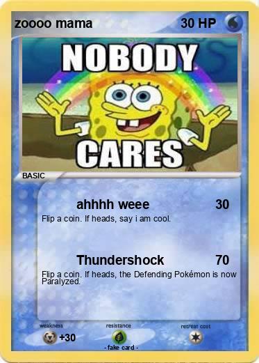 Pokemon zoooo mama