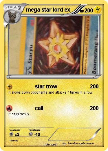 Pokemon mega star lord ex