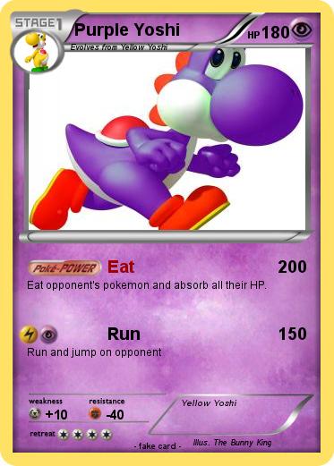 Pokemon Purple Yoshi