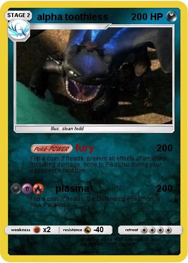 Pokemon alpha toothless