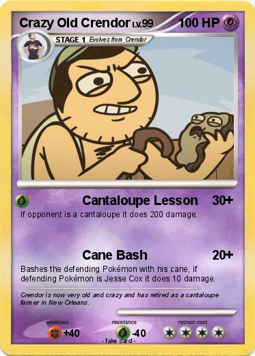 Pokemon Crazy Old Crendor