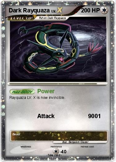 Pokemon Dark Rayquaza