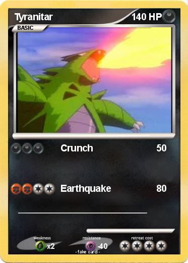 Pokemon Tyranitar