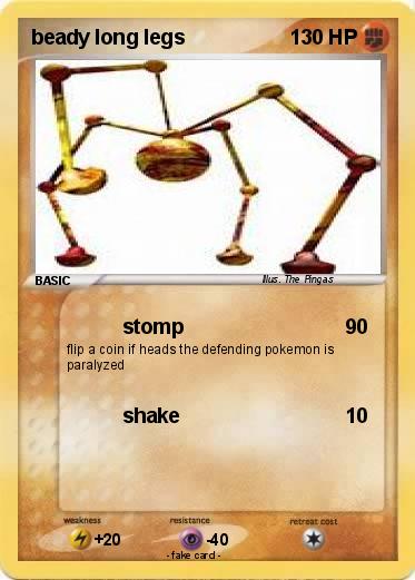 Pokemon beady long legs