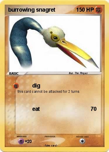 Pokemon burrowing snagret