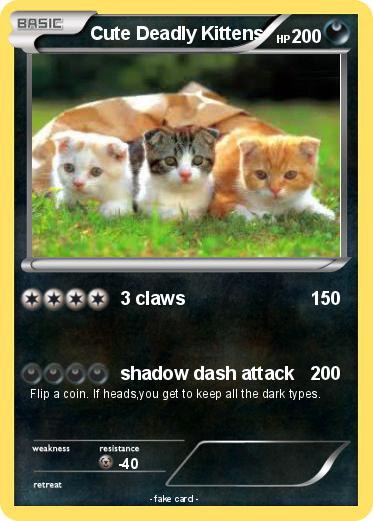 Pokemon Cute Deadly Kittens