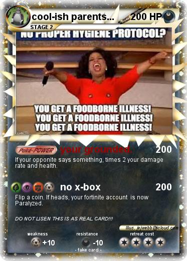 Pokemon cool-ish parents...