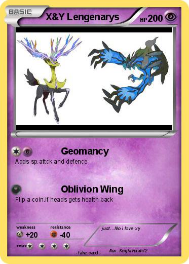 Pokemon X&Y Lengenarys