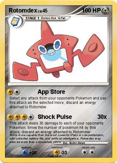 Pokemon Rotomdex