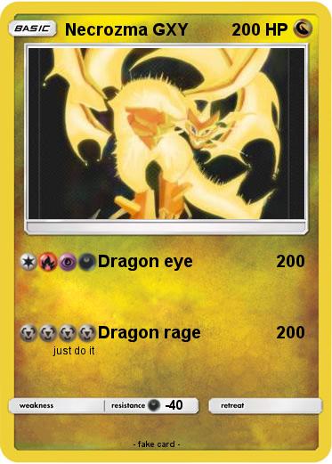 Pokemon Necrozma GXY