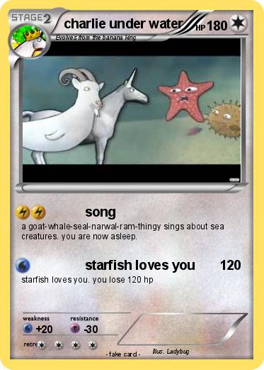Pokemon charlie under water