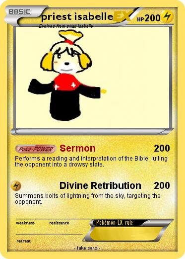 Pokemon priest isabelle