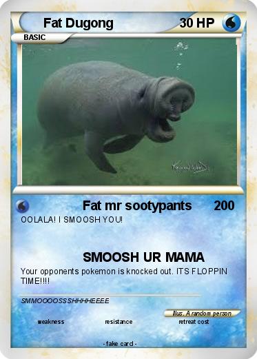 Pokemon Fat Dugong