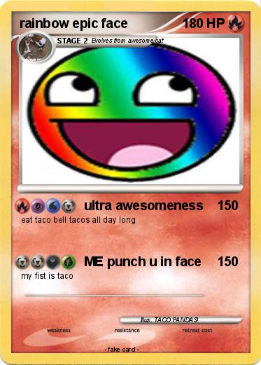 Pokemon rainbow epic face