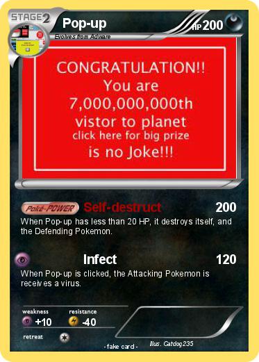Pokemon Pop-up
