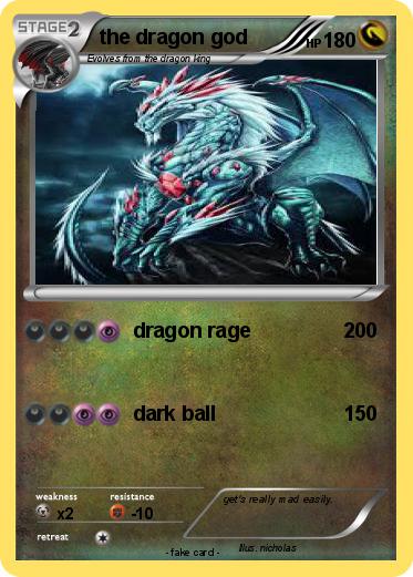 Pokemon the dragon god