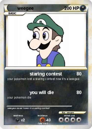Pokemon weegee