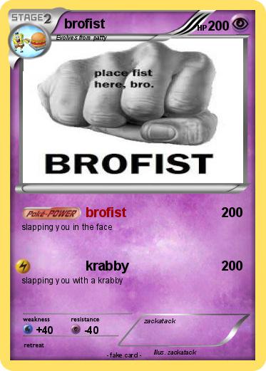 Pokemon brofist