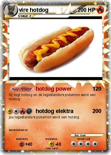 Pokemon vire hotdog