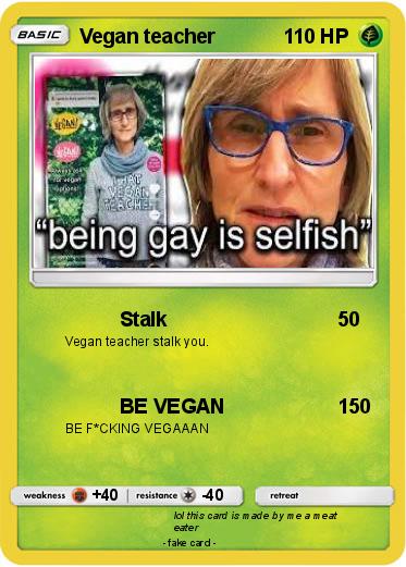 Pokemon Vegan teacher