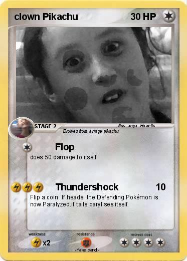Pokemon clown Pikachu