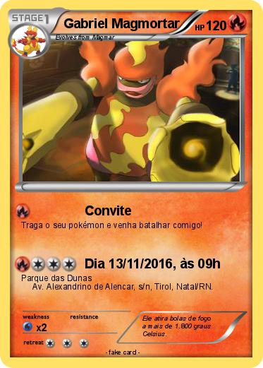 Pokemon Gabriel Magmortar
