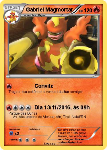 Pokemon Gabriel Magmortar