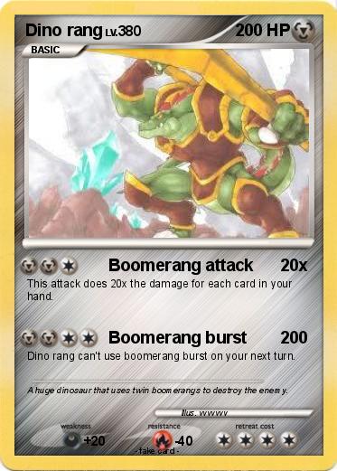 Pokemon Dino rang