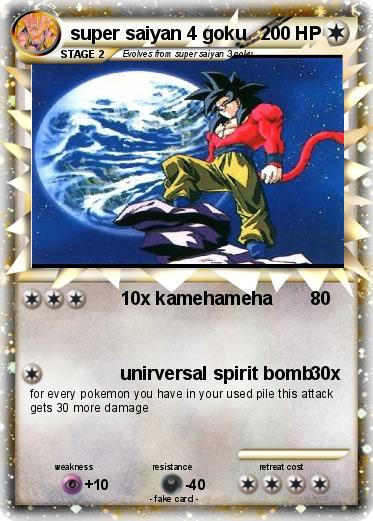 Pokemon super saiyan 4 goku