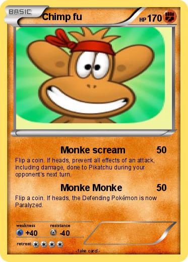Pokemon Chimp fu