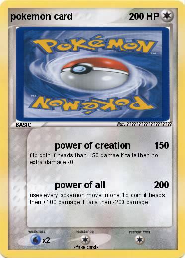 Pokemon pokemon card