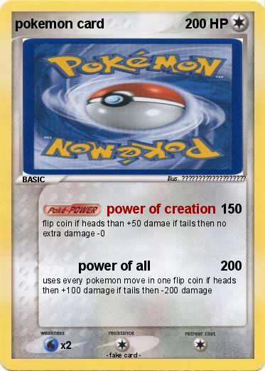 Pokemon pokemon card