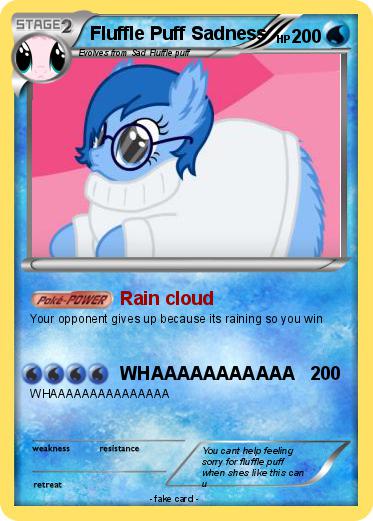 Pokemon Fluffle Puff Sadness Pokemon Fluffle Puff Sadness