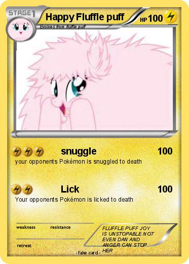 Pokemon Happy Fluffle puff