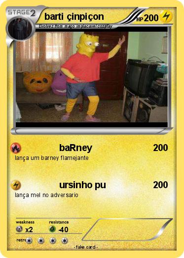 Pokemon barti çinpiçon