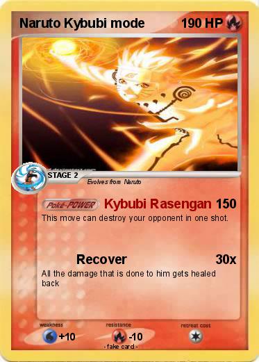 Pokemon Naruto Kybubi mode