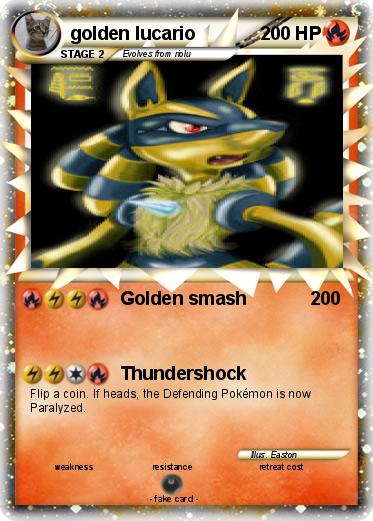 Pokemon golden lucario