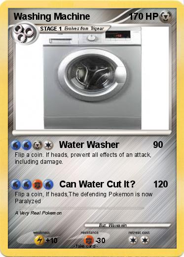 Pokemon Washing Machine