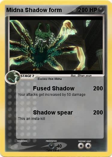 Pokemon Midna Shadow form Pokemon Midna Shadow form