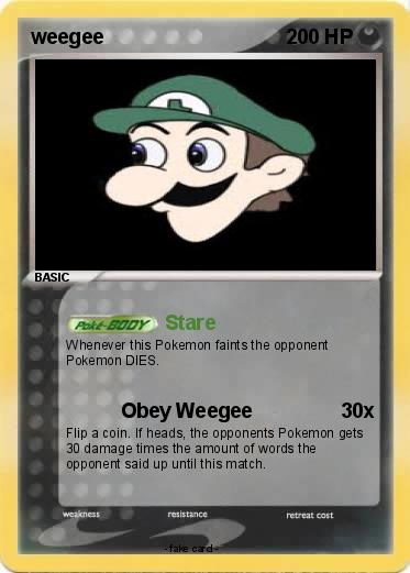 Pokemon weegee