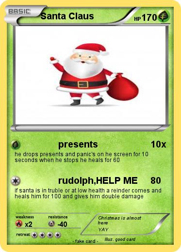 Pokemon Santa Claus