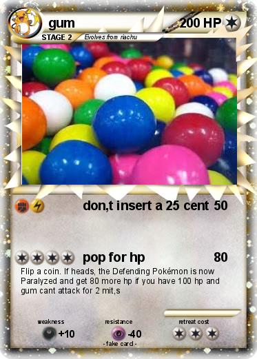 Pokemon gum