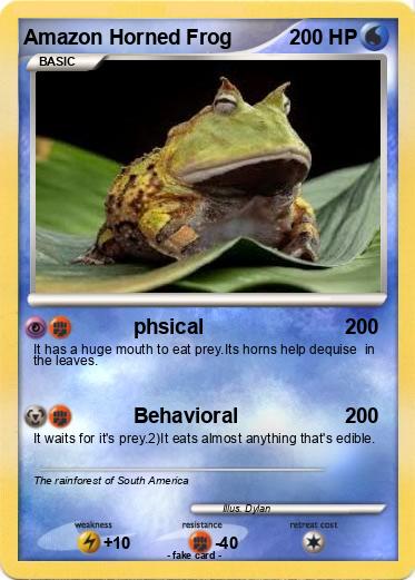 Pokemon Amazon Horned Frog