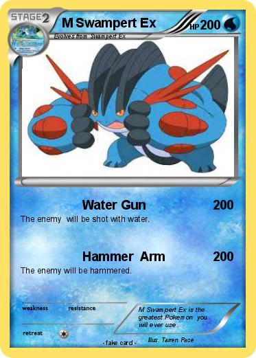 Pokemon M Swampert Ex