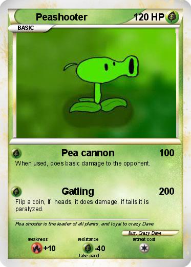 Pokemon Peashooter