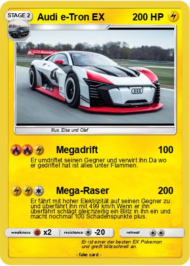 Pokemon Audi e-Tron EX