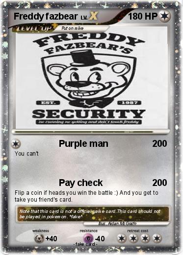 Pokemon Freddy fazbear