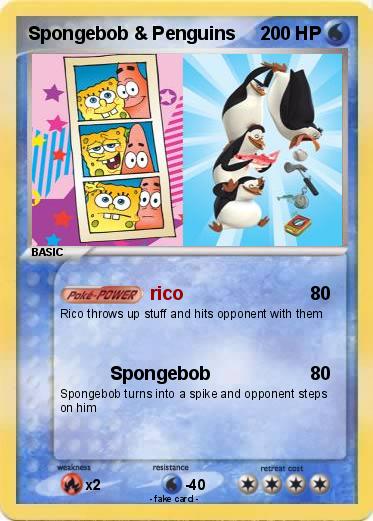 Pokemon Spongebob & Penguins